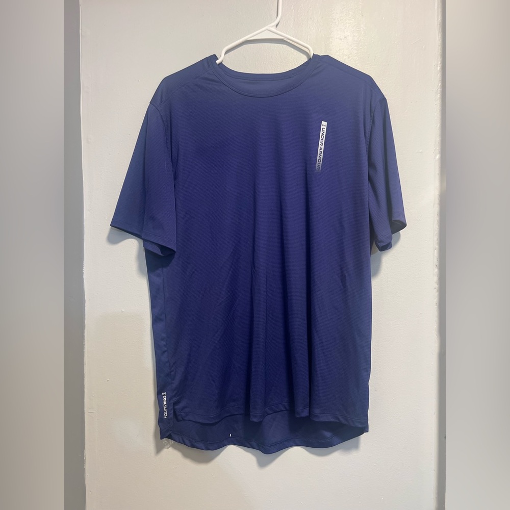 Under Armour Short Sleeve Performance Tee in Deep Blue